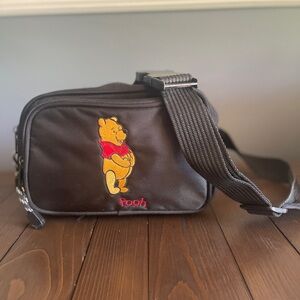 Disney Black Belt Bag with Iconic Design
